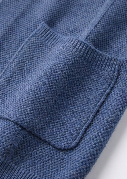 Pure Extra-Fine Merino Wool Button Overshirt | Portovelli
