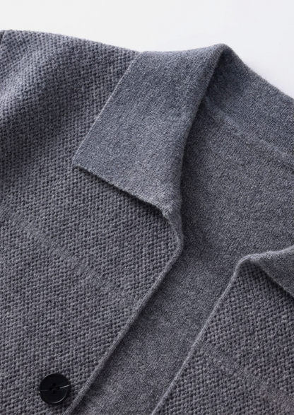 Pure Extra-Fine Merino Wool Button Overshirt | Portovelli