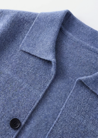 Pure Extra-Fine Merino Wool Button Overshirt | Portovelli