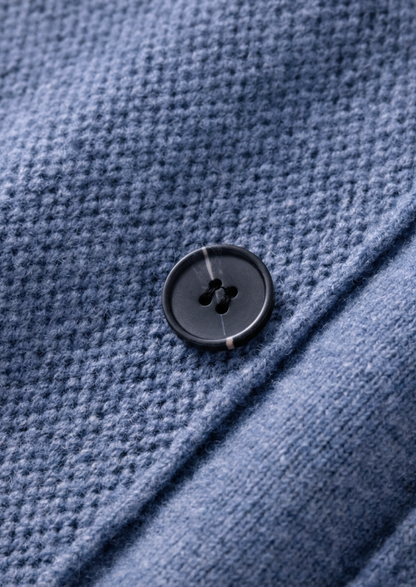 Pure Extra-Fine Merino Wool Button Overshirt | Portovelli